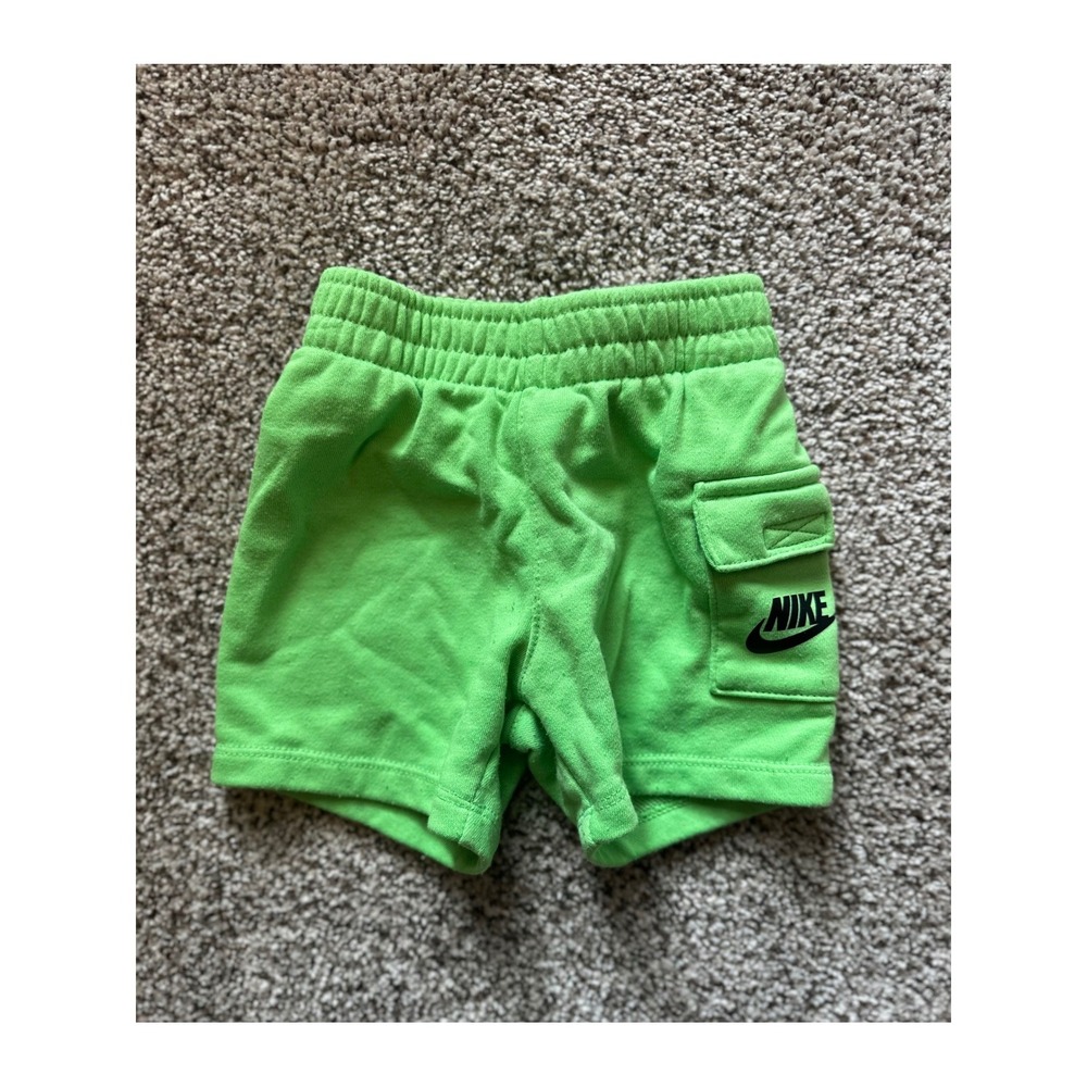 Nike Cargo Shorts Size Toddler 12M Neon Green